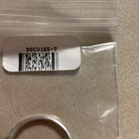 NWT JTV Oval Aquamarine with White Zircon Ring - Picture 5 of 6